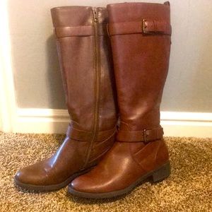 Bass Brown Tall Boots